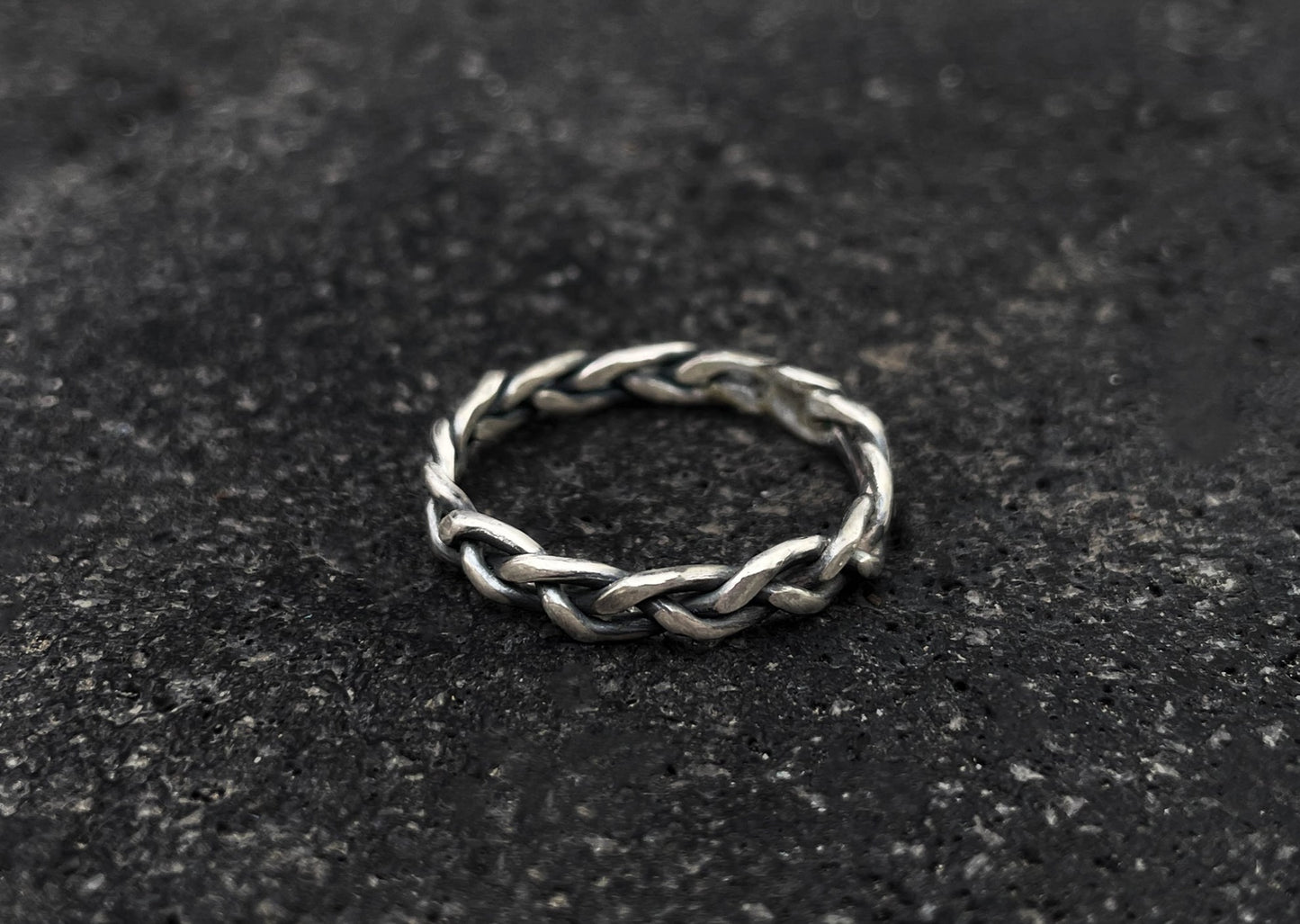 Braided Silver Ring