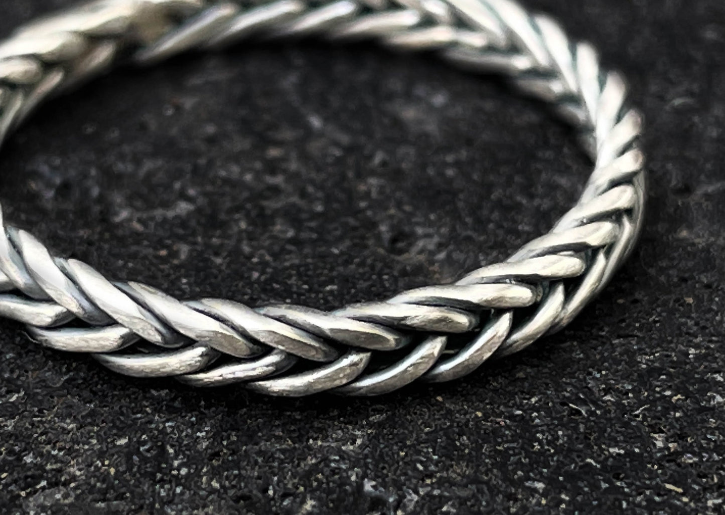 Fishtail Silver Ring