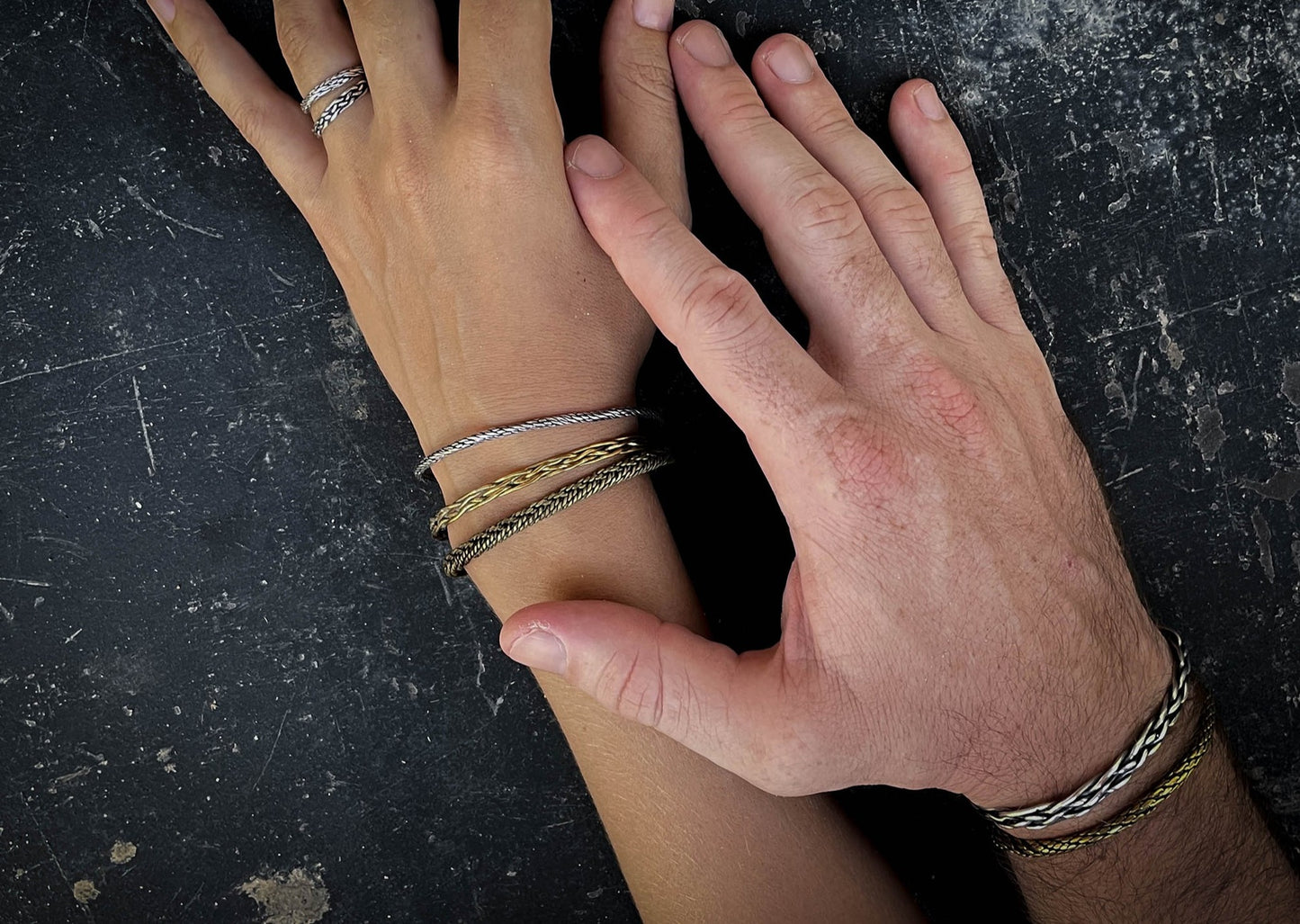 Viking Brass Bangle