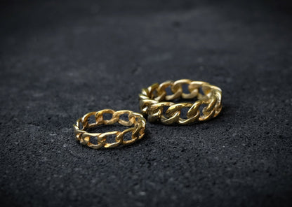 Chain Small Brass Ring