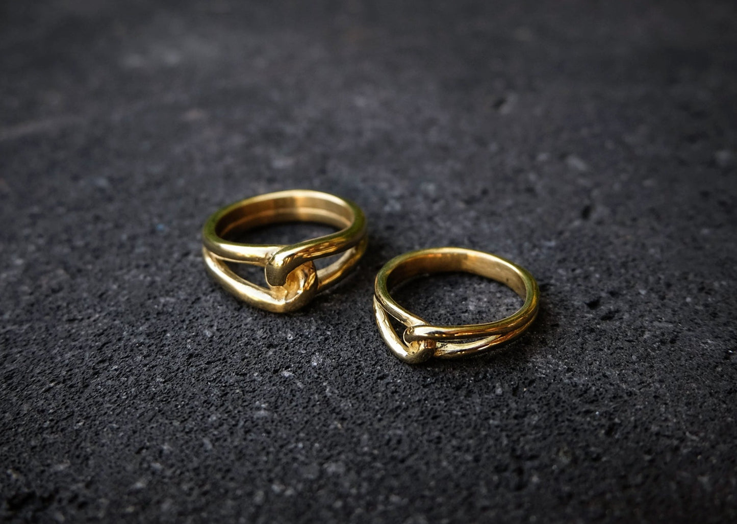 Knot Large Brass Ring