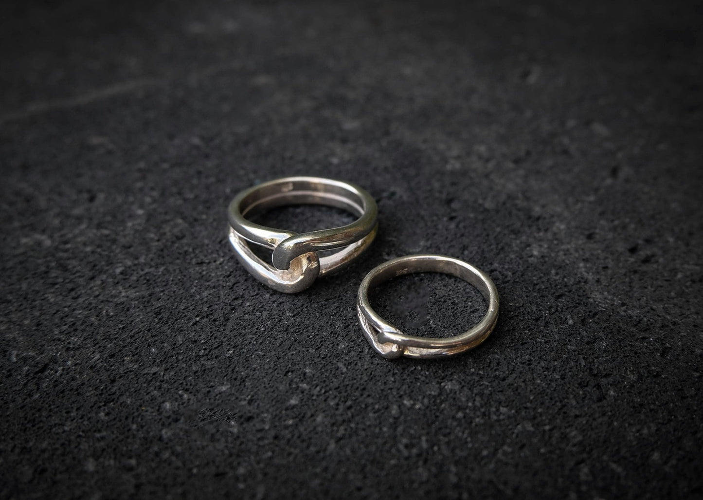 Knot Small Silver Ring