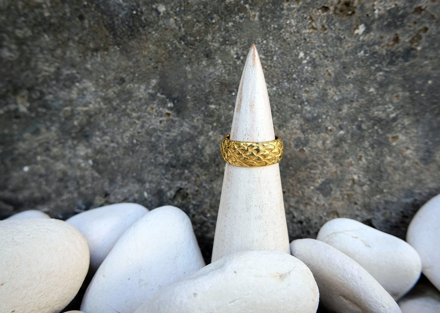 Salak Large Brass Ring