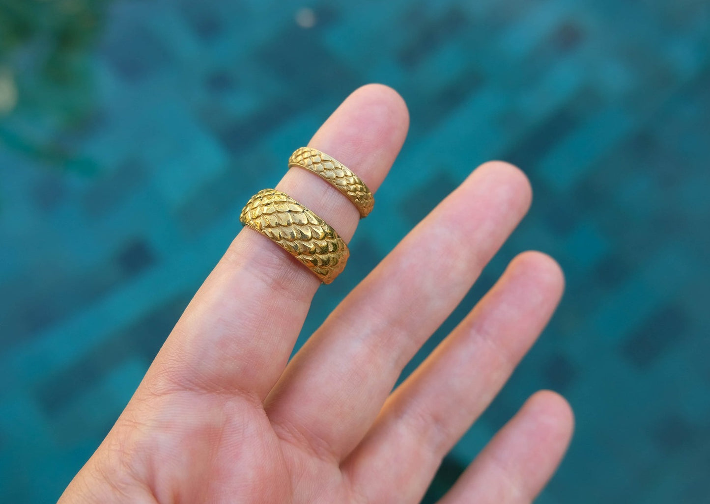 Salak Small Brass Ring