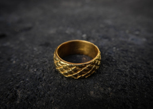 Salak Large Brass Ring