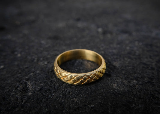Salak Small Brass Ring