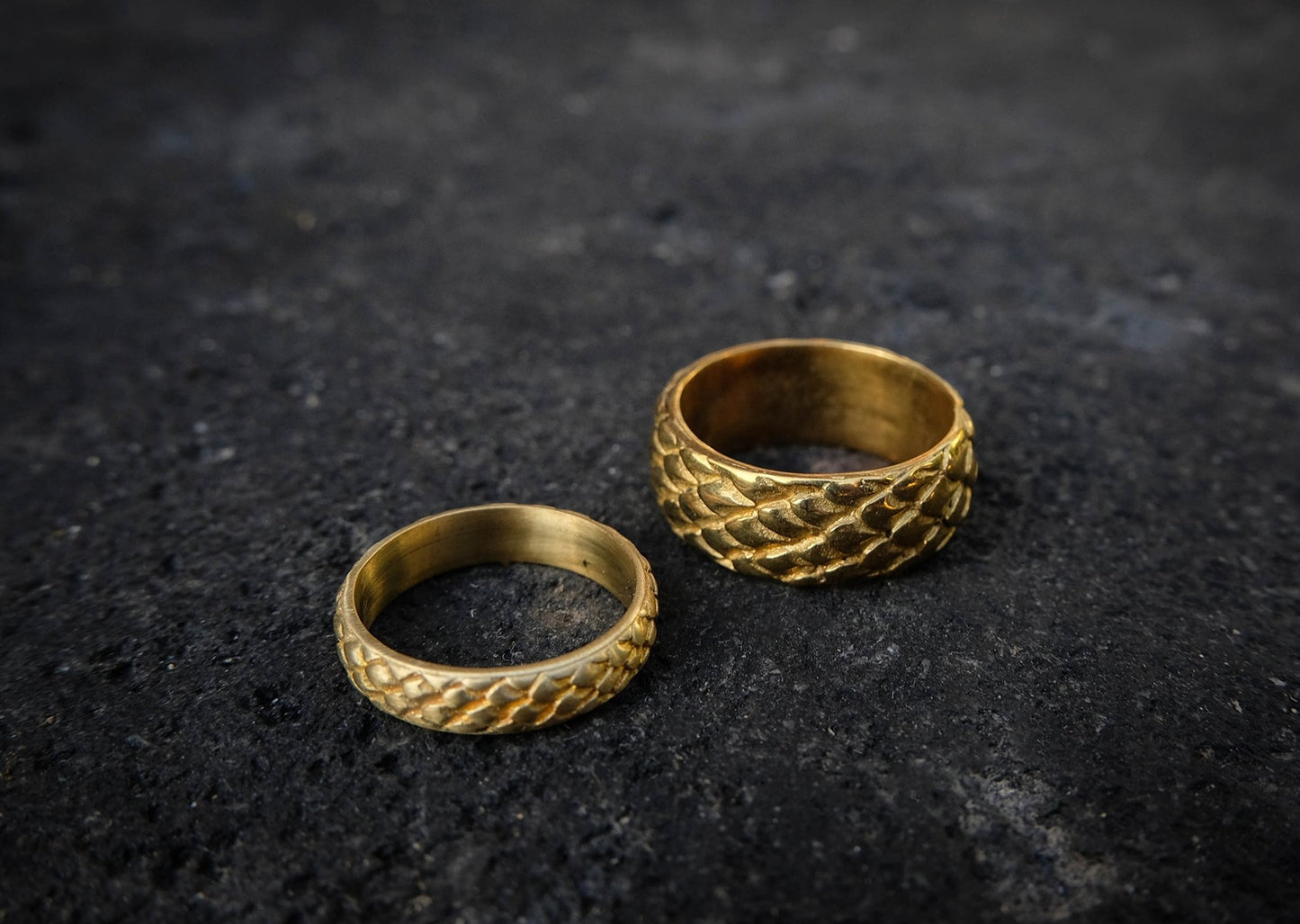 Salak Large Brass Ring