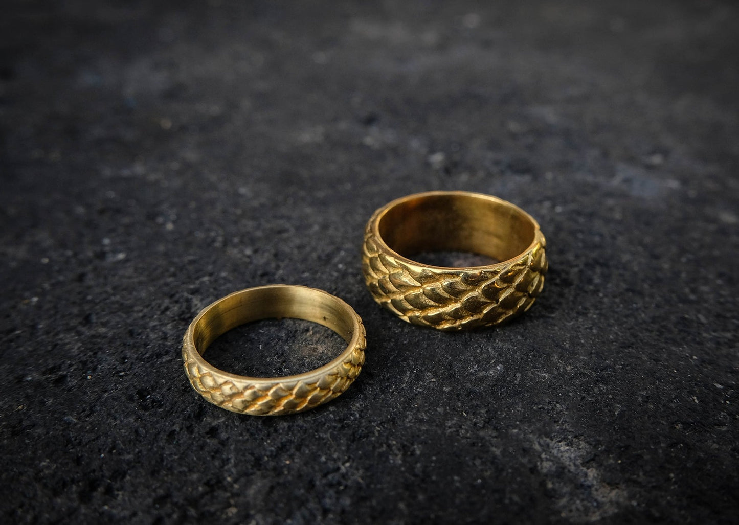 Salak Small Brass Ring