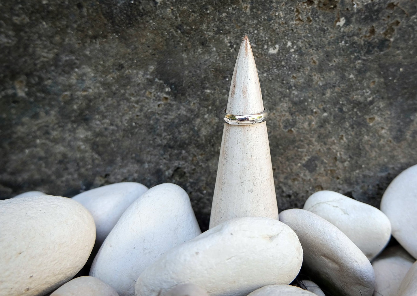 Geometric Silver Ring
