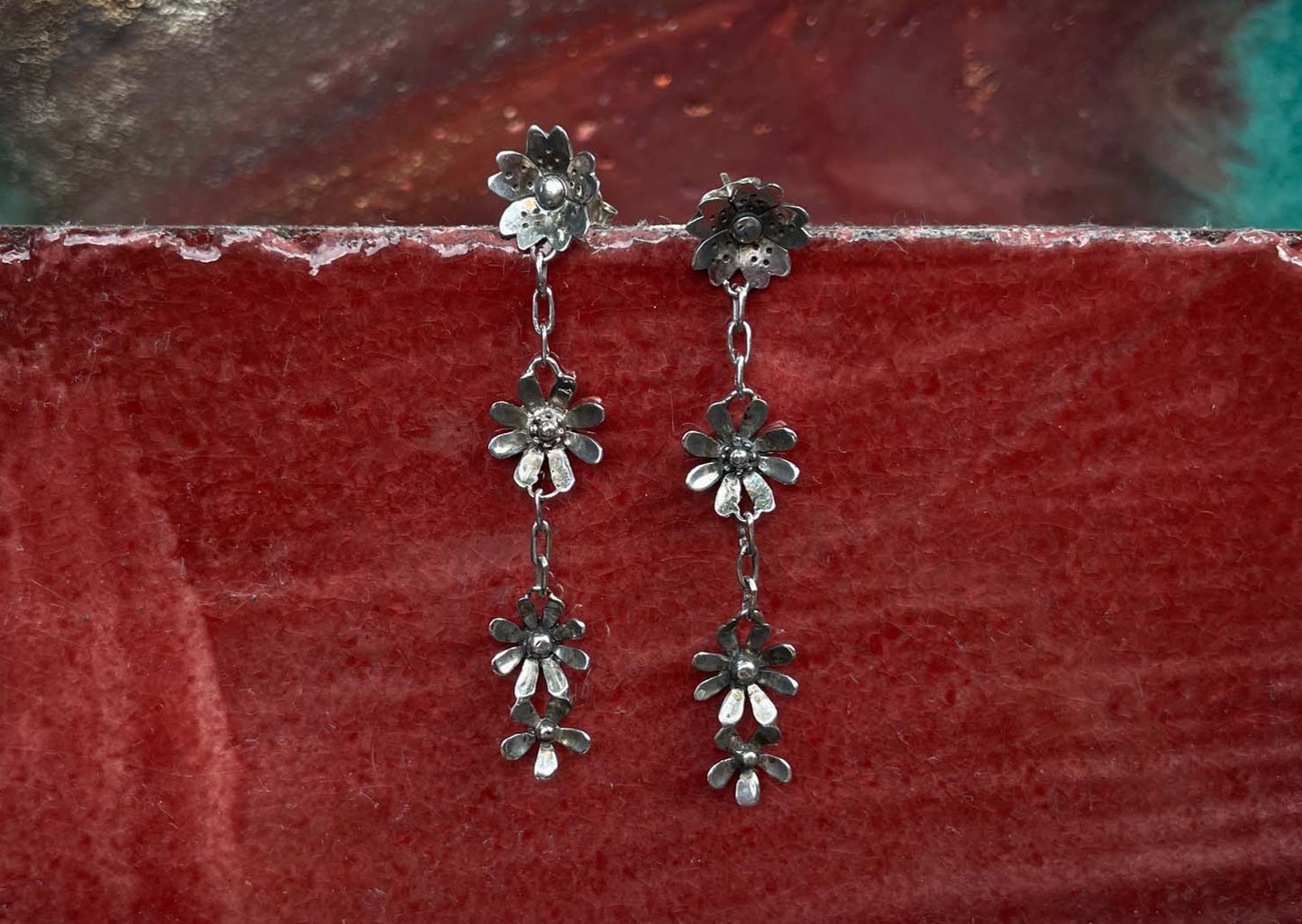 Flower Dangle Stud