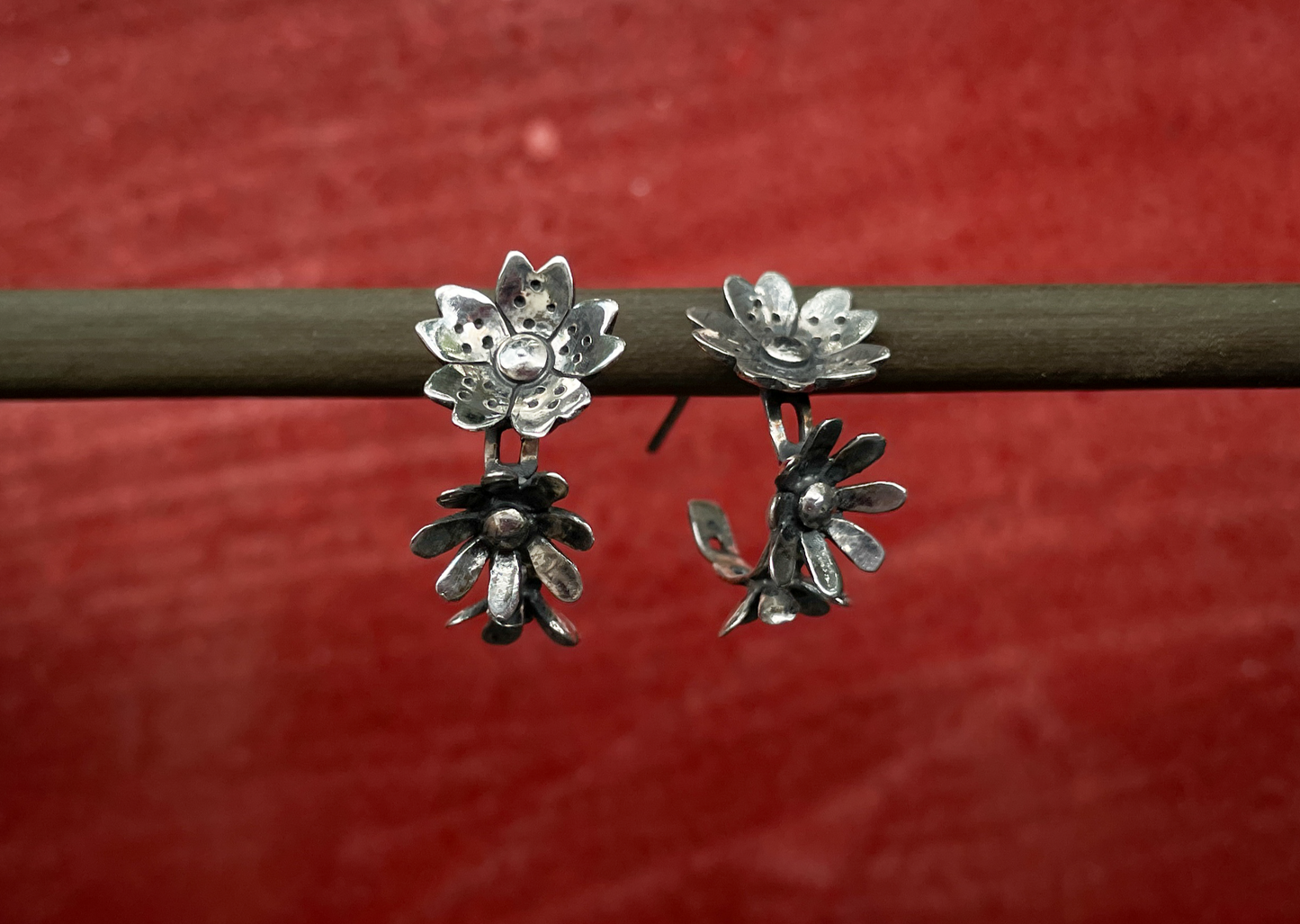 Garden Stud Hoops